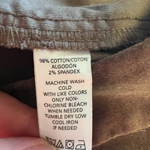 Loft Black Velvet Straight Leg, Skinny Pants - 10 - Picture 5 of 5